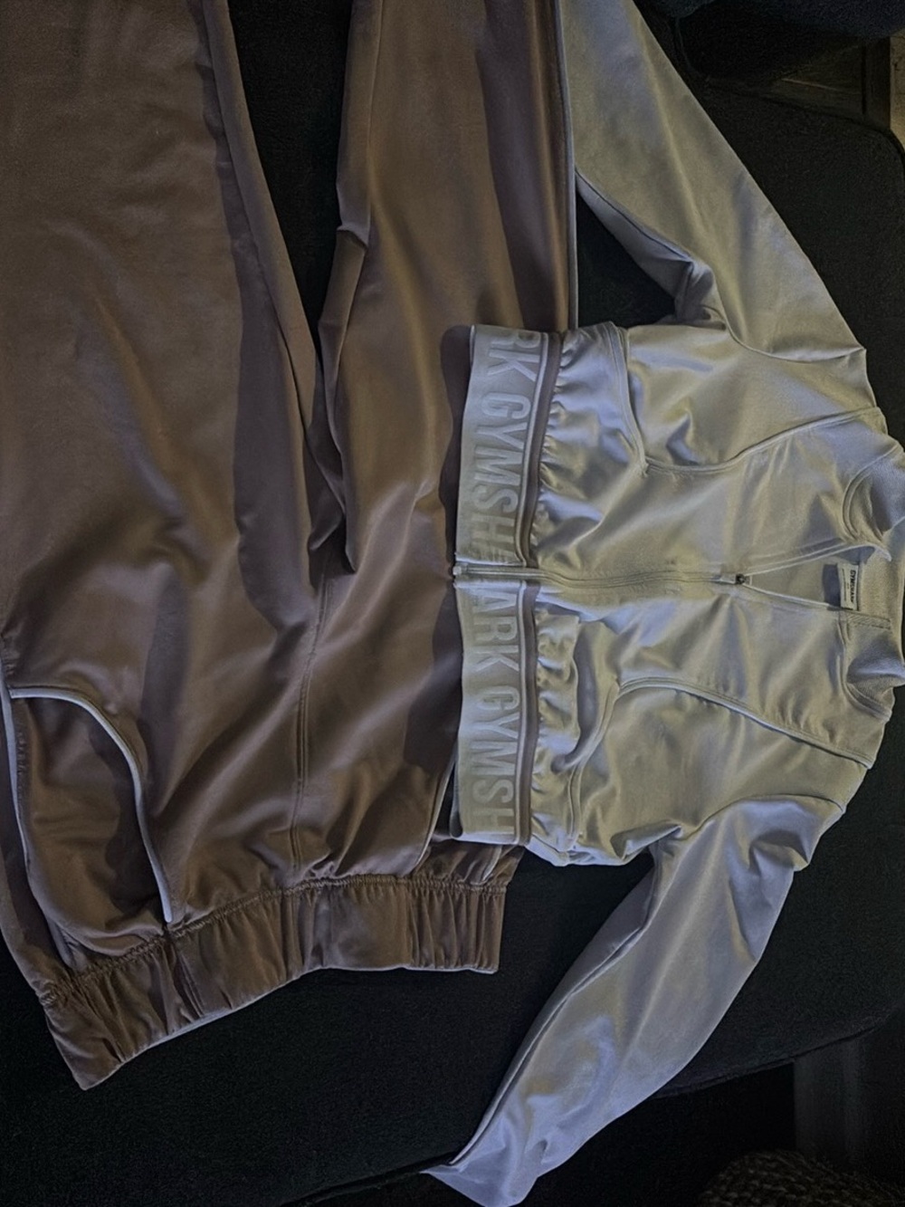 Gymshark Lavender Bomber Jacket with Branded Hem